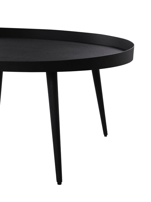 Table à café moderne Vaughn de 29 po - noire 