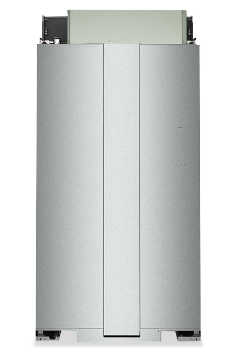 Réfrigérateur encastré KitchenAid de 25,5 pi3 et de 42 po à compartiments juxtaposés - minerai noir - KBSN742SBE