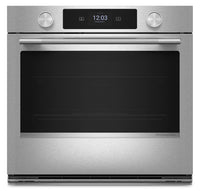 Four mural simple intelligent électrique KitchenAid de 27 po avec modes de cuisson assistée - fini PrintShieldMC - KOES727SPS
