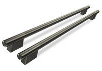  Trousse de poignées KitchenAid 2 pièces pour réfrigérateur encastré à compartiments juxtaposés - minerai noir - W11777160