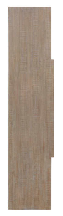 Meuble pour téléviseur traditionnel Wesley de 80 po avec rangement et système de gestion des câbles pour téléviseurs jusqu’à 85 po - gris tourterelle