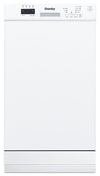 Lave-vaisselle encastré Danby de 18 po et de 51 dBA avec commandes à l’avant - blanc - DDW18D1EW
