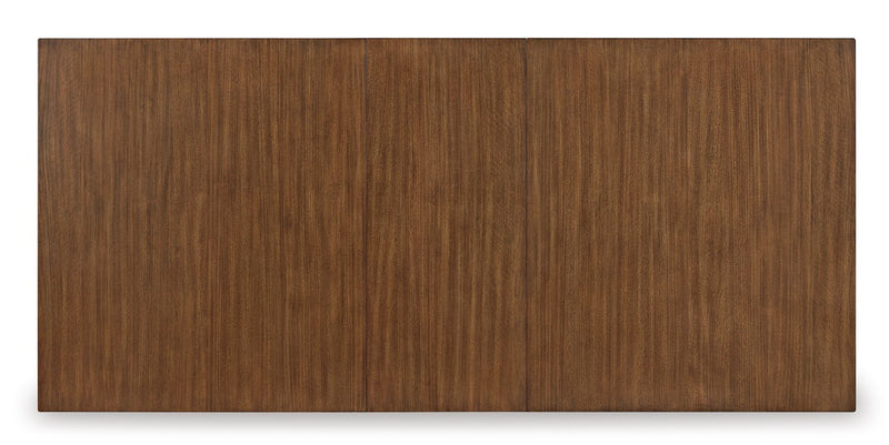 Table de salle à manger Ember de 74 po à 92 po (L) - brune