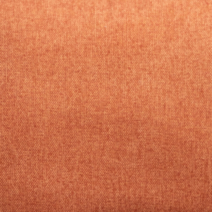 Sofa sectionnel Kassia de Kort & Co. 2 pièces en tissu d’apparence lin avec base et pattes en bois - orange