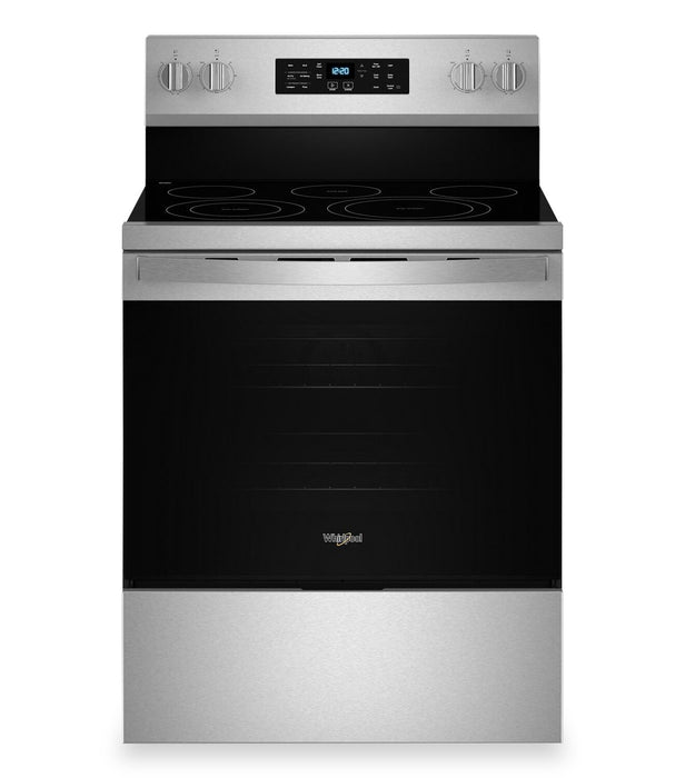 Cuisinière électrique Whirlpool de 5,3 pi3 avec friture à air sans préchauffage - acier inoxydable - YWFES5030RZ