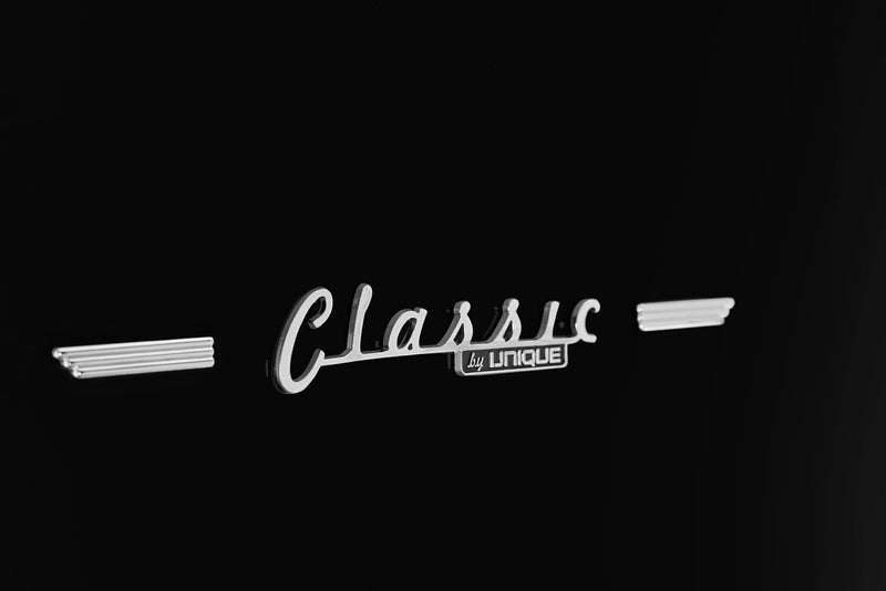 Réfrigérateur Classic Rétro par Unique de 24 po et de 12 pi3 à congélateur inférieur - noir minuit - UGP-340L B AC
