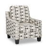 Fauteuil d’appoint Sawyer de 31 po en tissu - multicolore