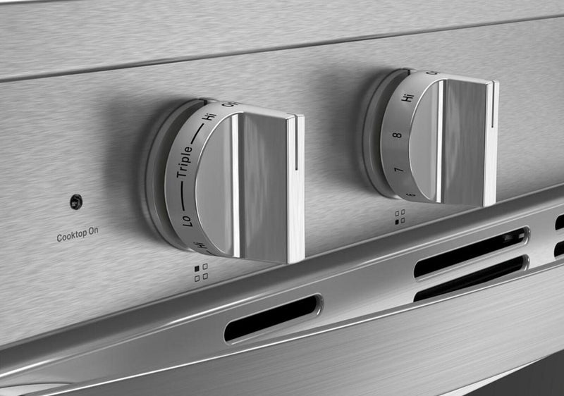 Cuisinière électrique Whirlpool de 5,3 pi³ avec friture à air et autonettoyage - acier inoxydable - YWFES7530RZ