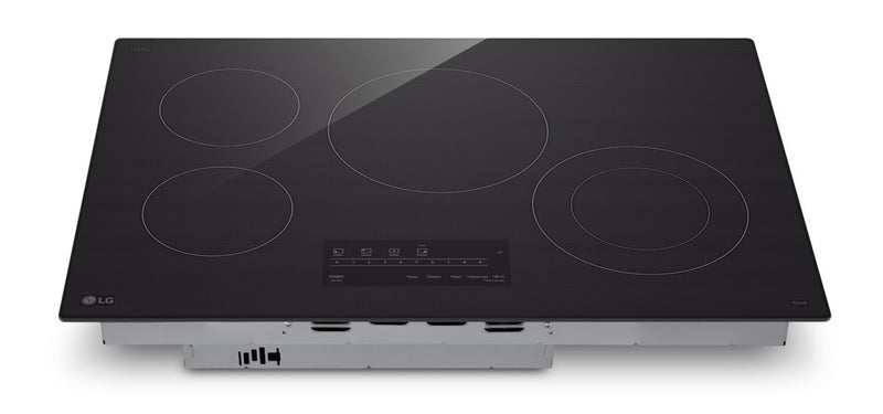 Surface de cuisson électrique LG de 30 po à 4 éléments avec élément UltraHeatMC de 2 500 W - noire - CBEW3013BE