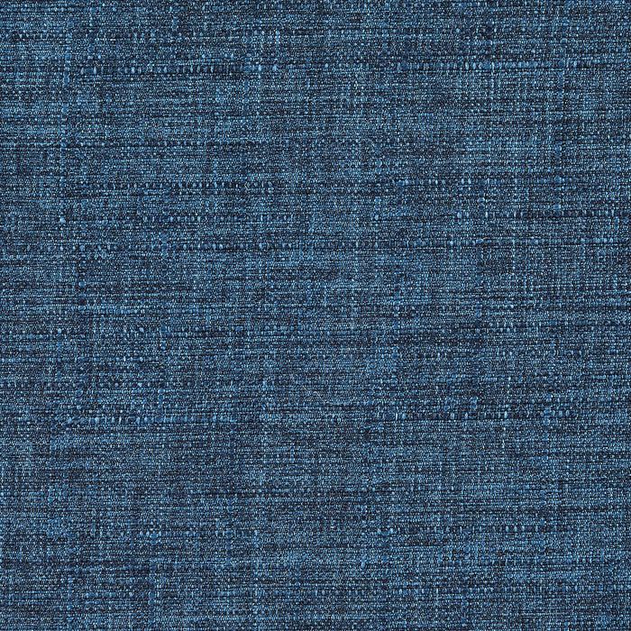 Pouf de rangement carré Ottawa de 14,75 po en tissu - bleu marine