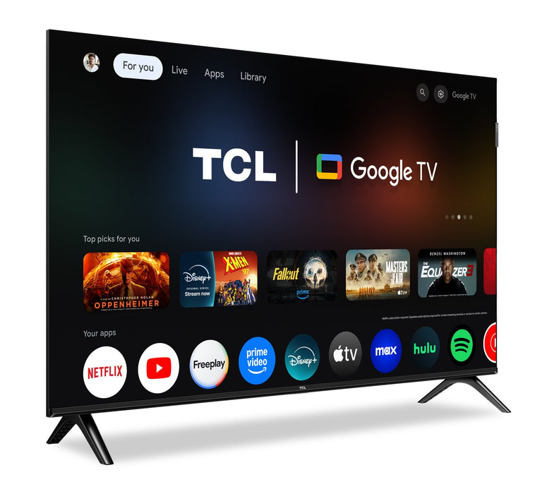 Téléviseur intelligent QLED TCL Q3K Full HD de 32 po avec boîtes quantiques et Google TV (32Q3K)
