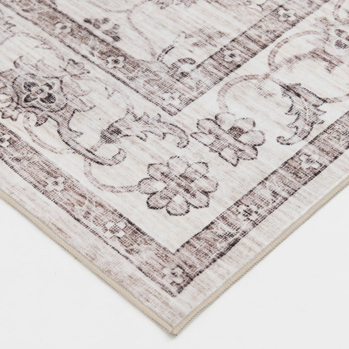Carpette Aylin ivoire lavable - 5 pi x 7 pi