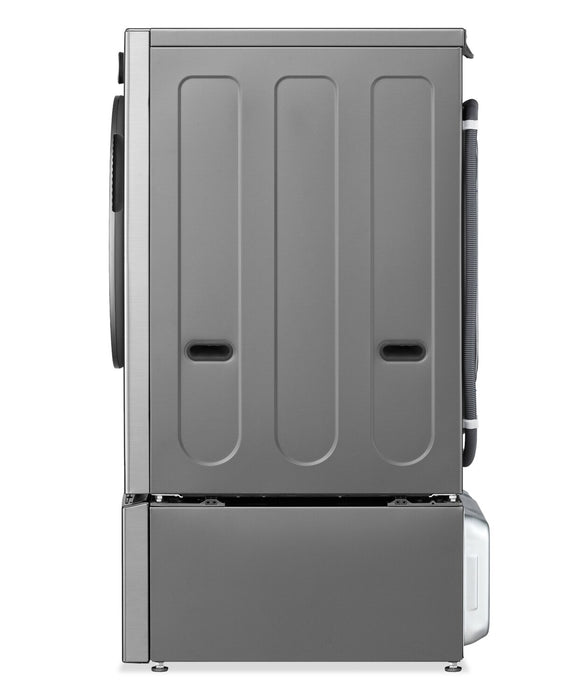 Laveuse à la vapeur intelligente haute efficacité LG à chargement frontal de 5,8 pi3 - acier graphite - WM5800HVA