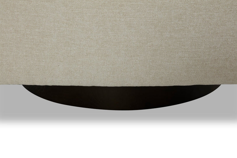 Fauteuil d’appoint pivotant Dolce - taupe