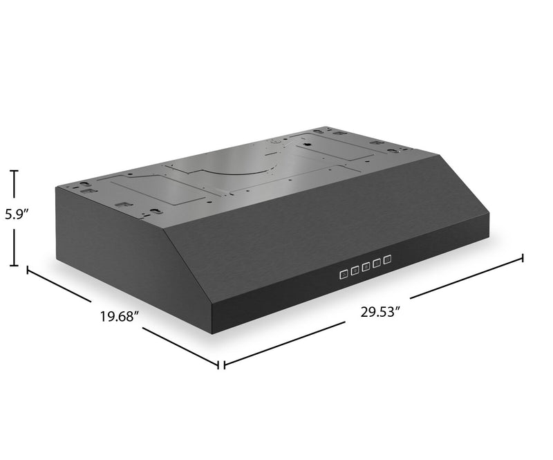 Hotte de cuisinière sous l’armoire Broan de série GLA2 de 30 po - GLA2303BLS