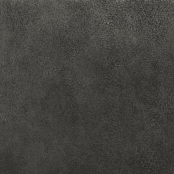 Sofa sectionnel de droite Edge 2 pièces en cuir véritable avec pattes en bois et coussins de dossier amovibles - gris