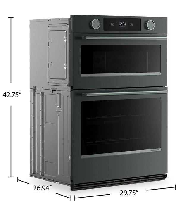 Four mural combiné intelligent électrique KitchenAid de 30 po - genévrier - KOEC730SJP