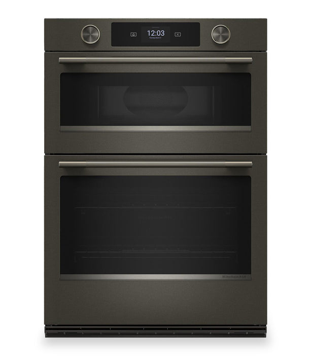 Four mural combiné intelligent électrique KitchenAid de 30 po - minerai noir - KOEC730SBE