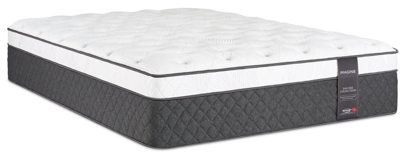 Matelas moelleux à Euro-plateau Encore Imagine de Springwall pour lit double 