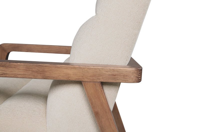Fauteuil d’appoint Cove de 28 po en tissu de chenille - lin
