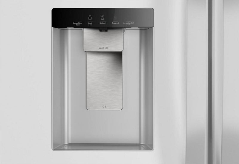 Réfrigérateur Whirlpool de 36 po et de 30 pi3 à portes françaises avec machine à glaçons double - blanc- WRFF3736SW