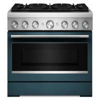 Cuisinière hybride KitchenAid de 5,1 pi3 avec friture à air sans préchauffage - agave - KFDS936SAG