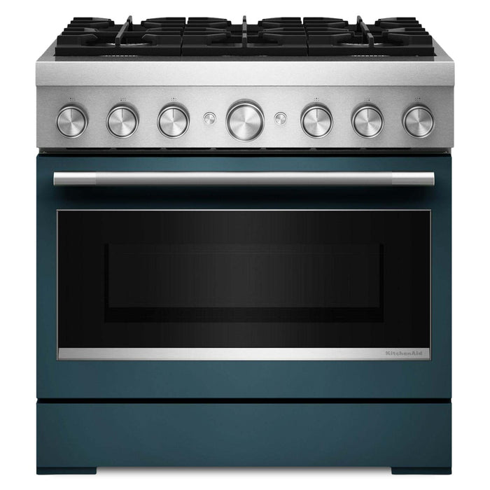 Cuisinière hybride KitchenAid de 5,1 pi3 avec friture à air sans préchauffage - agave - KFDS936SAG