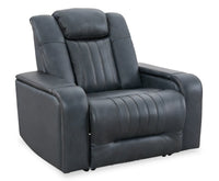 Fauteuil de massage à inclinaison électrique Delux de Shaquille O’Neal Home de 48 po avec zéro gravité et confort Shaq-o-pedic - noir