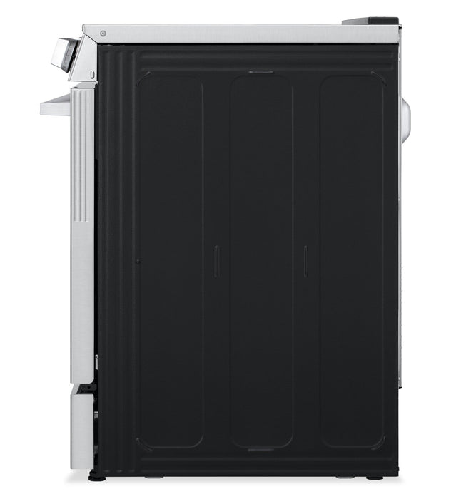 Cuisinière intelligente électrique LG de 6,3 pi³ avec friture à air - acier inoxydable résistant aux traces de doigts - LSEL6335XE 