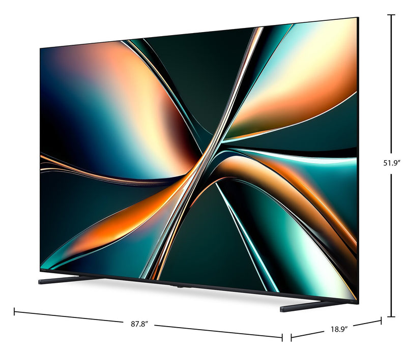 Téléviseur QLED à Mini DEL HISENSE U68QF UHD 4K de 100 po avec IA et Fire TV (100U68QF)