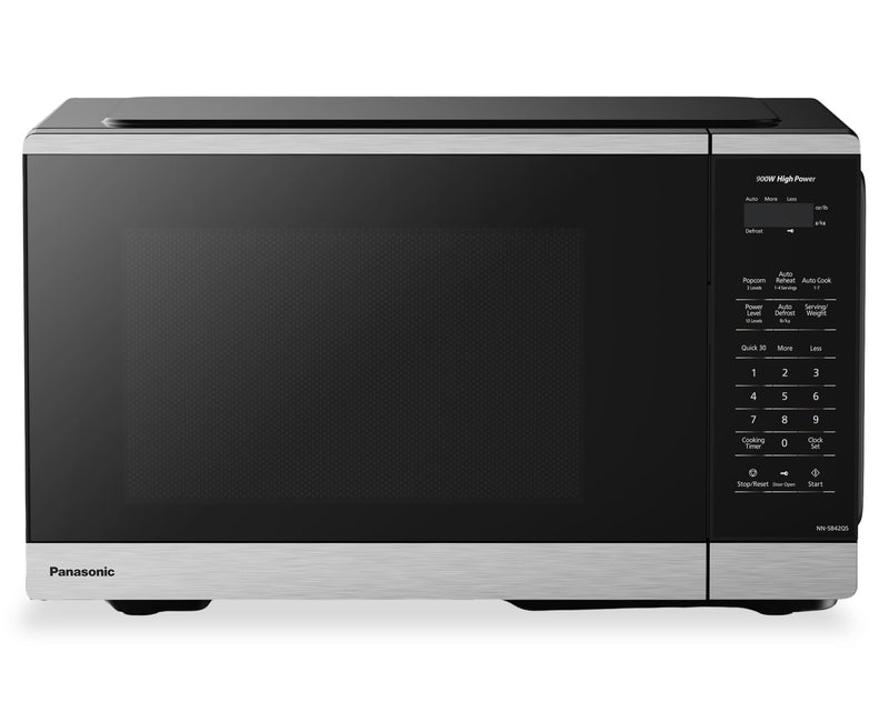 Four à micro-ondes compact Panasonic de 0,9 pi3 - acier inoxydable - NNSB42QSC