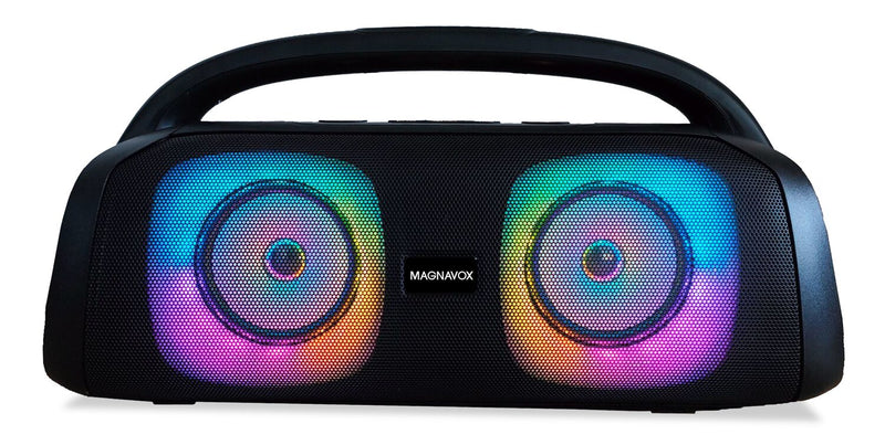 Haut-parleur de fête MAGNAVOX de 20 W avec éclairage à DEL et Bluetooth (MSP1201)