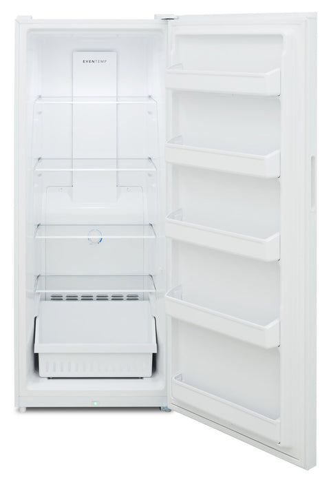 Congélateur vertical Frigidaire de 13 pi3 qui convient à une installation dans un garage - FFUE1326AW