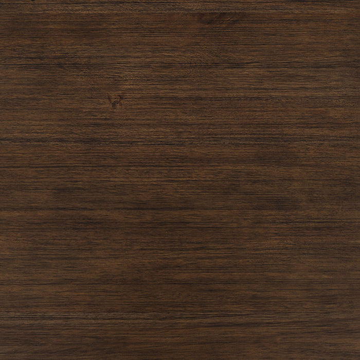 Table de salon Branson de 50 po avec rangement et tablette - brun foncé