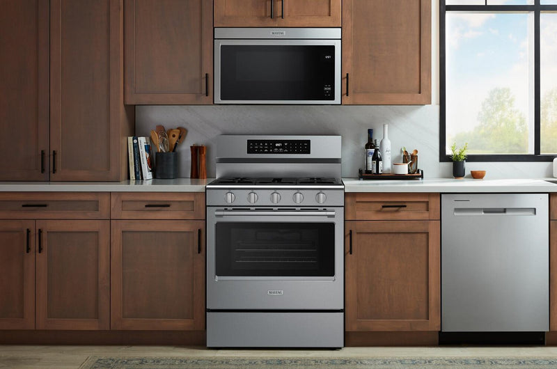 Cuisinière intelligente à gaz Maytag de 5 pi³ à convection véritable avec mode gril - acier inoxydable - MFGS8030RZ