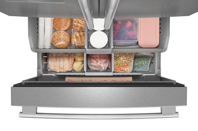 Réfrigérateur KitchenAid de 30 pi³ à portes françaises - acier inoxydable avec fini PrintShieldMC - KRFF436SPS