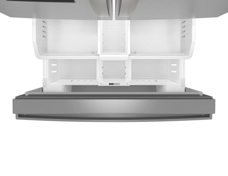 Réfrigérateur Whirlpool de 36 po et de 30 pi3 à portes françaises avec eau et glaçons - acier inoxydable - WRFF3536SZ