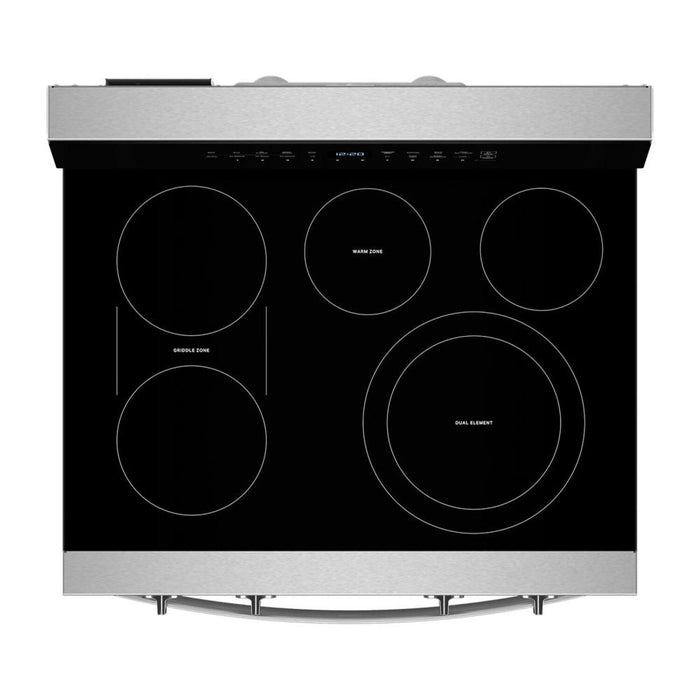 Cuisinière électrique Whirlpool de 5,3 pi³ avec friture à air et autonettoyage - acier inoxydable - YWFES7530RZ
