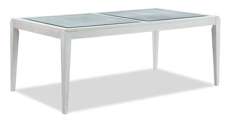 Ensemble de salle à manger Vida 7 pièces avec table de 78 po (L) et 6 chaises - sable