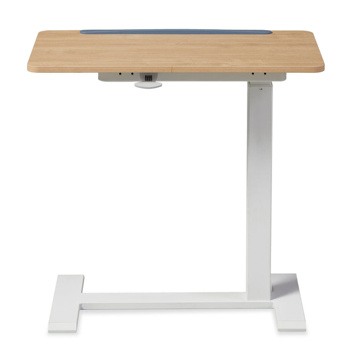 Bureau portatif Aaron de 26,77 po à hauteur réglable avec dessus relevable – chêne