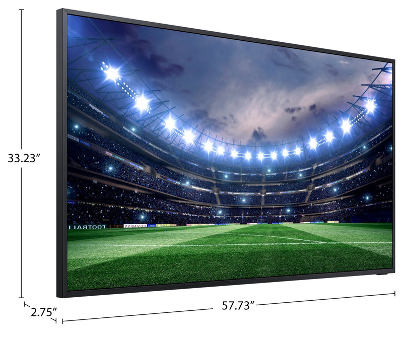 Téléviseur intelligent Neo QLED La Terrasse de Samsung 4K de 65 po à 120 Hz avec Neo Quantum HDR+ coté IP56 pour l’extérieur (QN65LST7DAFXZC)