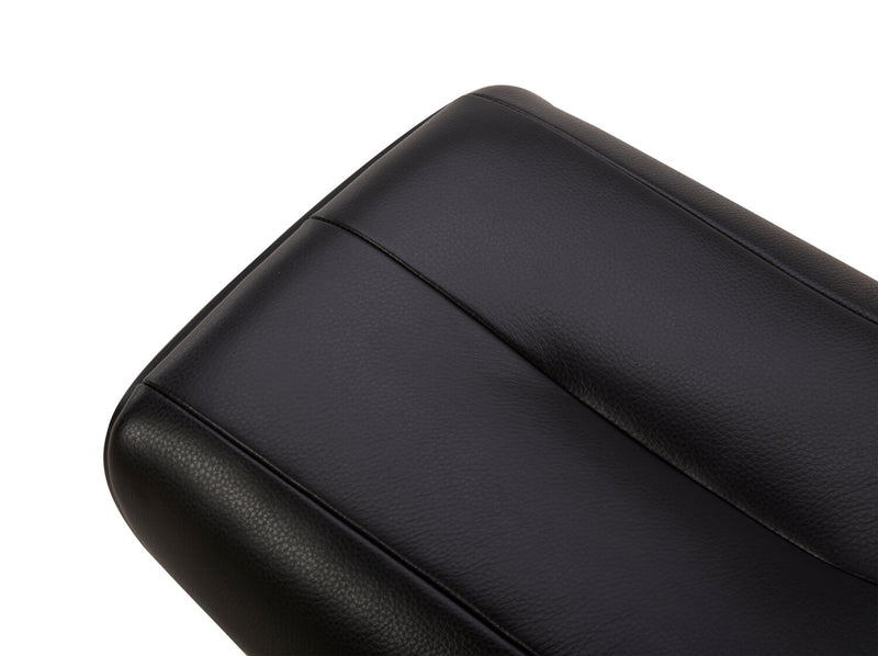 Fauteuil pivotant inclinable Halo en cuir véritable de qualité supérieure avec repose-pieds 