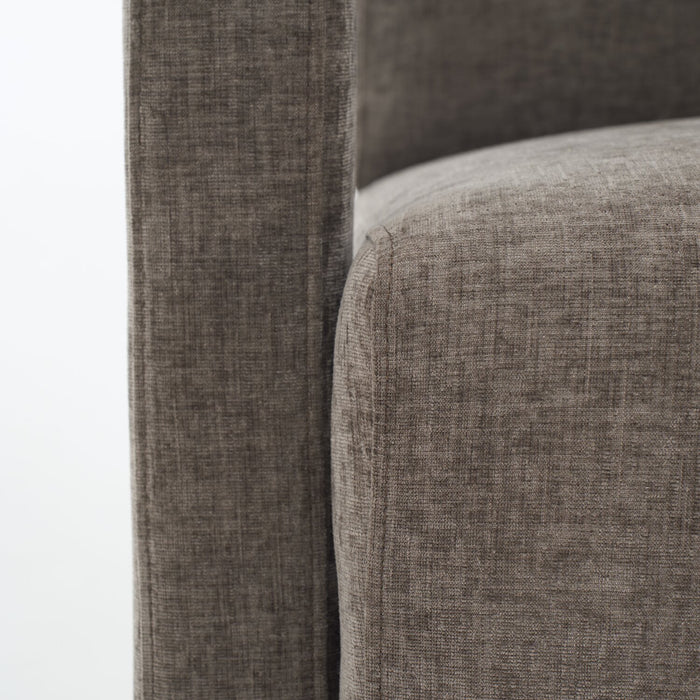 Fauteuil d’appoint Demi de 30 po d’apparence lin - brun