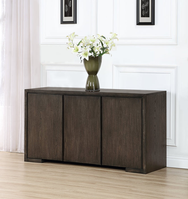 Desserte de salle à manger Zelda de 60 po (L) avec rangement - brun espresso