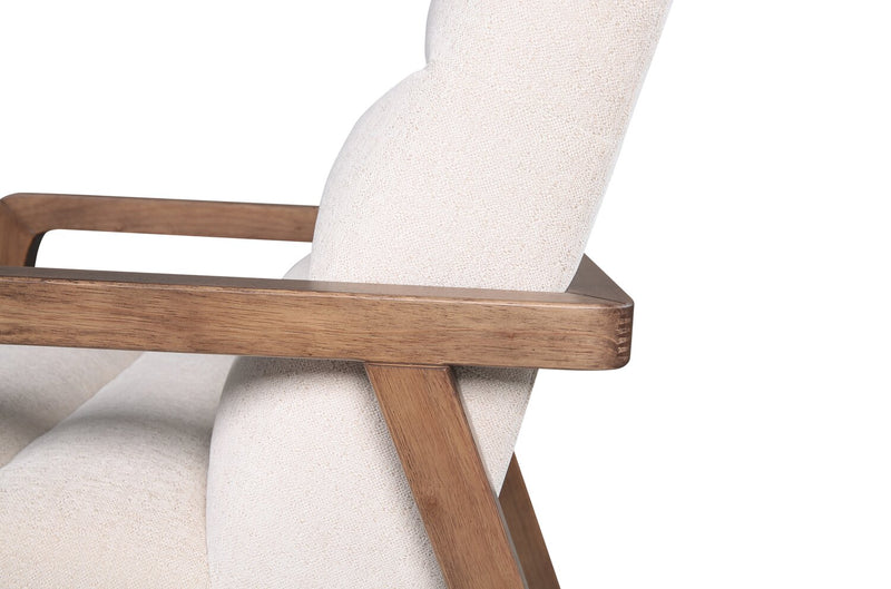 Fauteuil d’appoint Cove de 28 po en tissu de chenille - taupe 