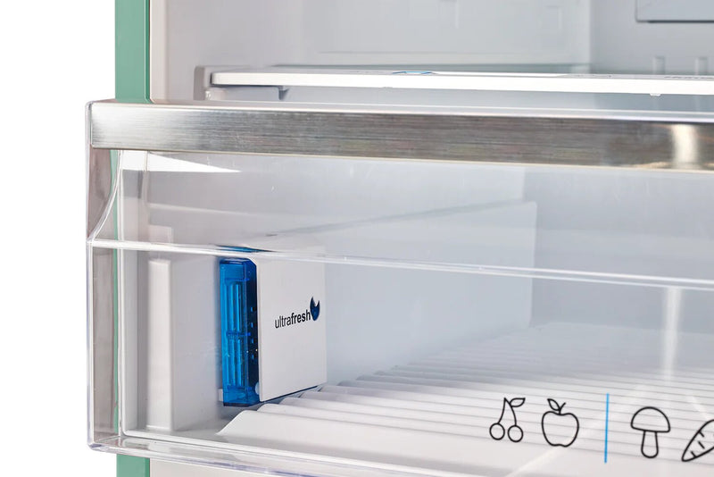 Réfrigérateur Classic Rétro d’Unique de 28 po et de 17 pi3 à congélateur inférieur - turquoise - UNQ-455L T AC