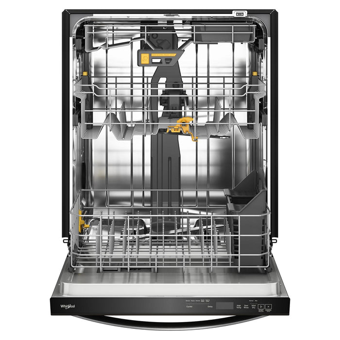 Lave-vaisselle encastré Whirlpool de 24 po, 47 dBA – acier inoxydable noir résistant aux traces de doigts - WDTS8024SV