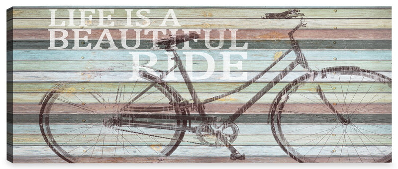 Œuvre d’art « Beautiful Life » sur toile - 20 po x 48 po
