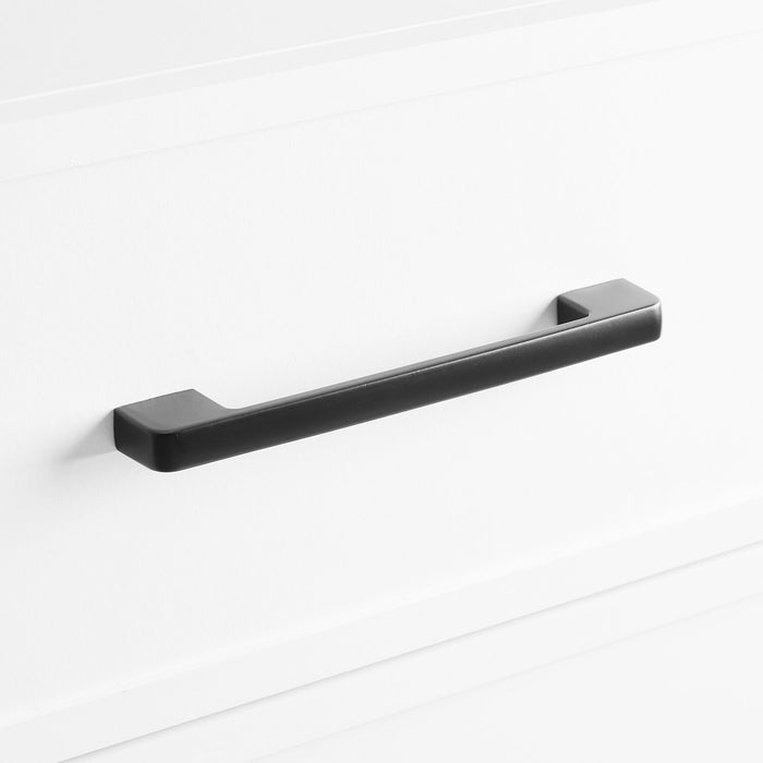 Table de nuit Brax de 18 po (l) x 25,75 po (H) à 2 tiroirs - blanche