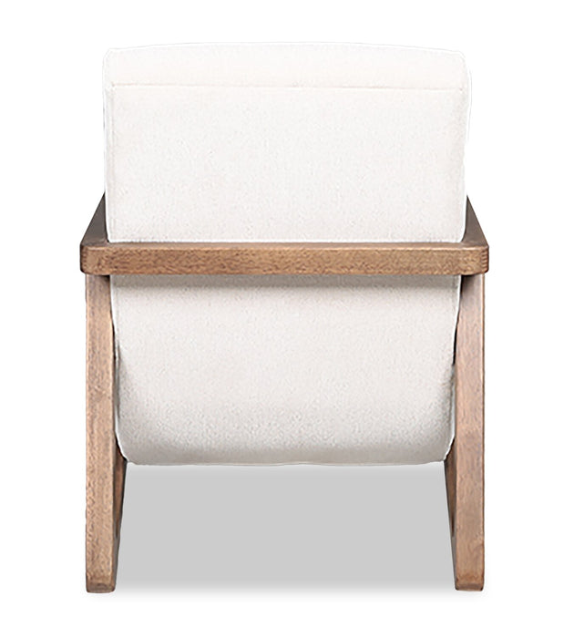 Fauteuil d’appoint Cove de 28 po en tissu de chenille - taupe 